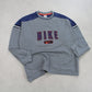 RARE Vintage 00s Nike Spell Out Sweatshirt Grey - (XL)