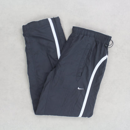 RARE Vintage 00s Nike Trackpants Grey - (L)