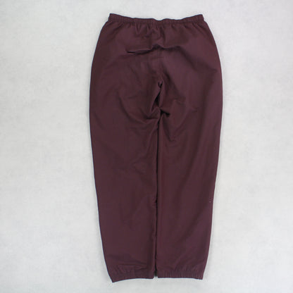 RARE Vintage 00s Nike Trackpants Burgundy - (L)