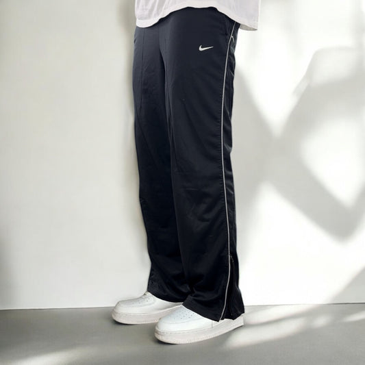 RARE 00s Nike Trackpants Black - (M)