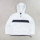 RARE 90s Nike Hooded Track Jacket White - (M)