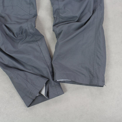 RARE 00s Baggy Nike Trackpants Grey - (S)