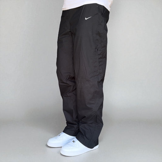 RARE 2000s Baggy Nike Trackpants Black - (S)
