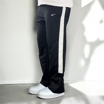 RARE 00s Nike Trackpants Black - (S)