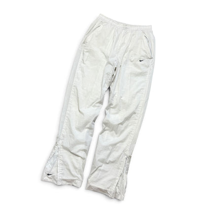 SUPER RARE 2000s Nike Trackpants White - (S) | PREMIUM