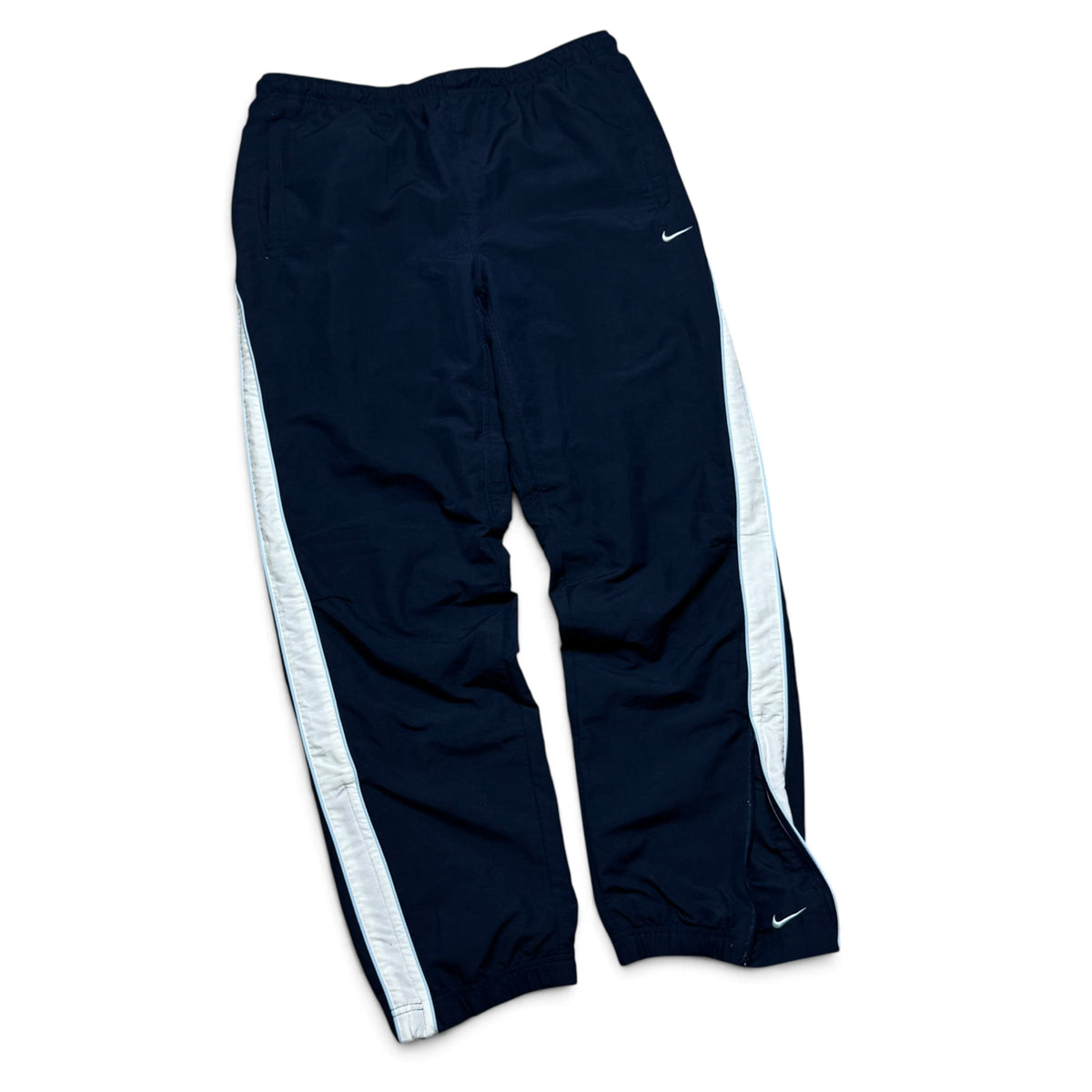 SUPER RARE 2000s Nike Trackpants Navy - (L) | PREMIUM