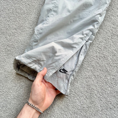 SUPER RARE 2000s Nike Trackpants Grey *PREMIUM* - (L)
