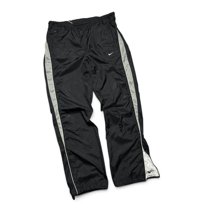 SUPER RARE 2000s Nike Trackpants Black - (M)