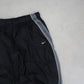 RARE 00s Nike Baggy Trackpants Black - (L)