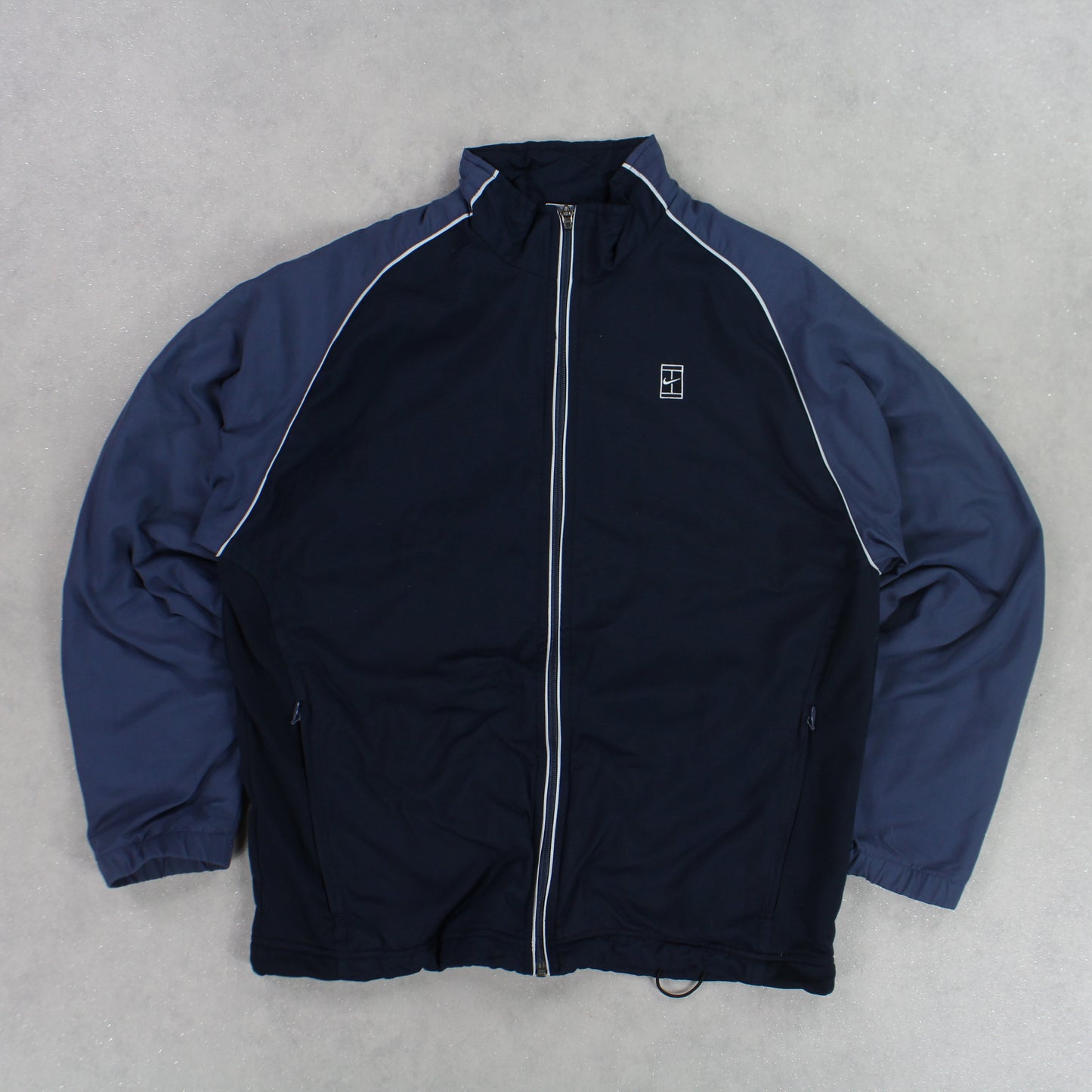 RARE 00s Nike Track Jacket Navy - (S)