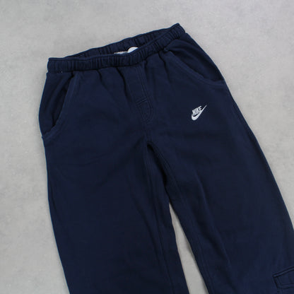 RARE 00s Nike Cargo Joggers Navy - (S)