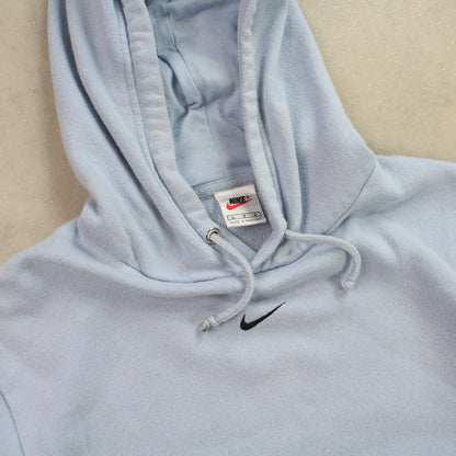 SUPER RARE 90s Nike Hoodie Blue - (M)