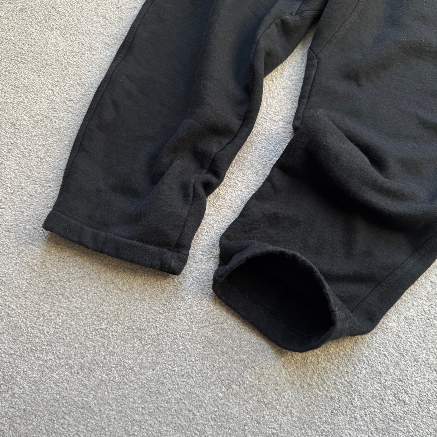 RARE 2000s Nike Short Leg Joggers Black - (S)