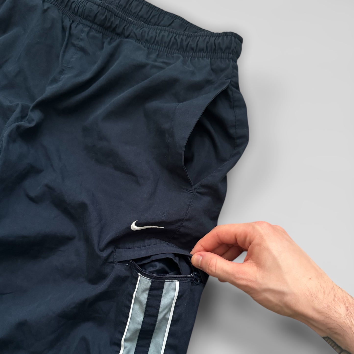 RARE 2000s Nike Trackpants Navy - (S)
