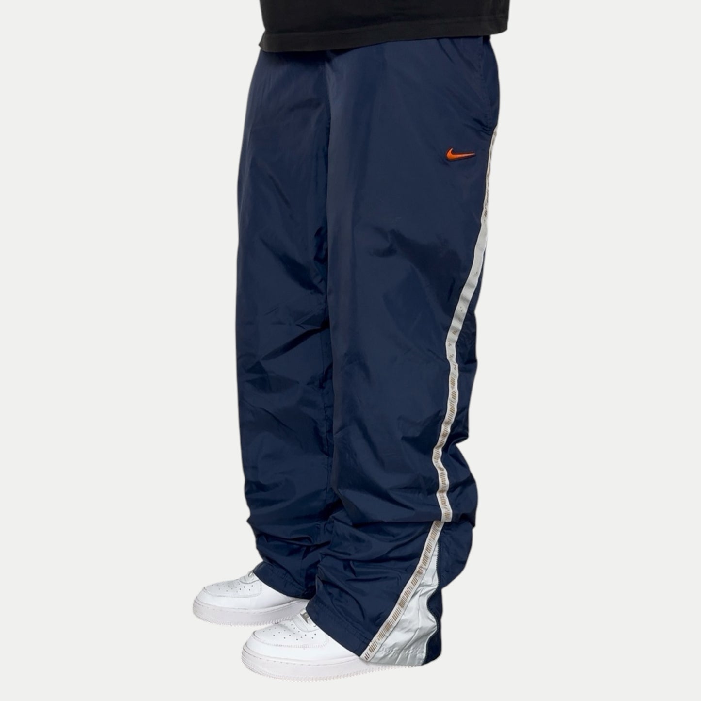 RARE 2000s Nike Trackpants Navy - (S)