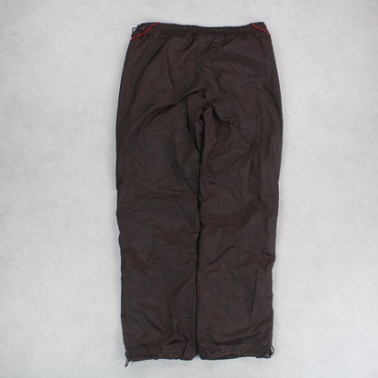 SUPER RARE 00s Nike Trackpants Brown - (M)