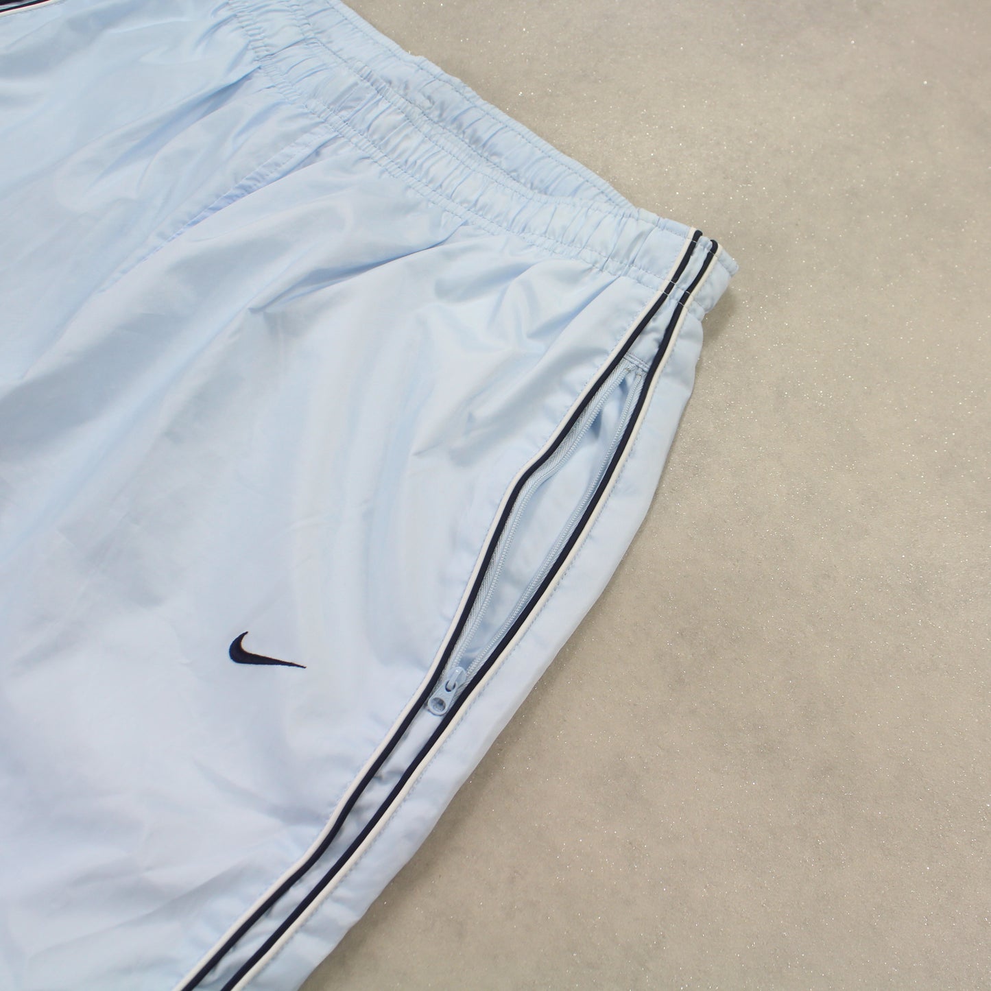 SUPER RARE 2000s Nike Trackpants Blue - (L)