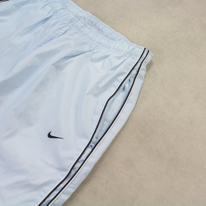 SUPER RARE 2000s Nike Trackpants Blue - (L)