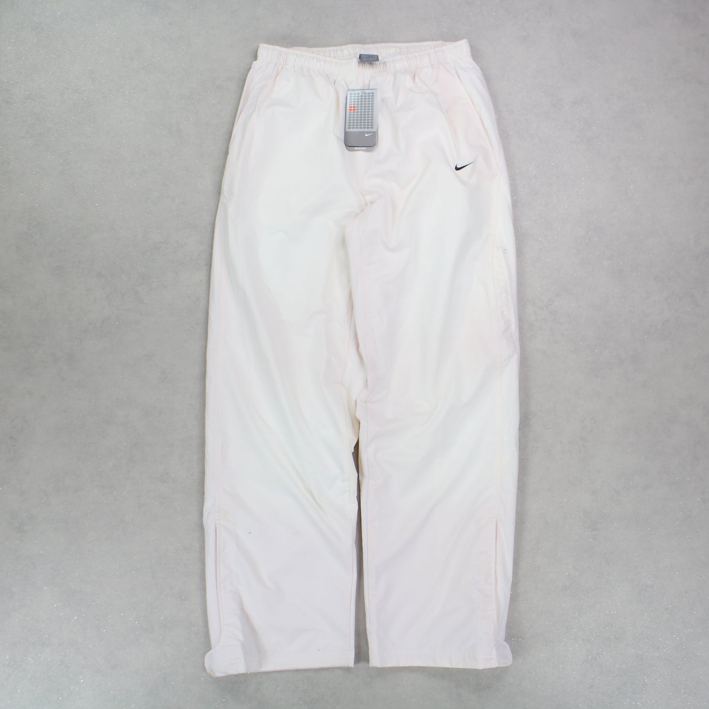 RARE 00s Nike Trackpants BNWT White/Pink - (L)