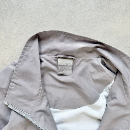 RARE 2000s Nike Track Jacket Grey - (L)