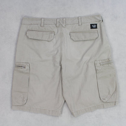 RARE Vintage 00s Nike Cargo Shorts Beige - (M)