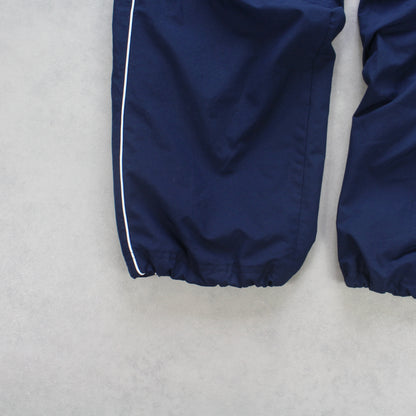 RARE 2000s Baggy Nike Trackpants Navy - (XL)