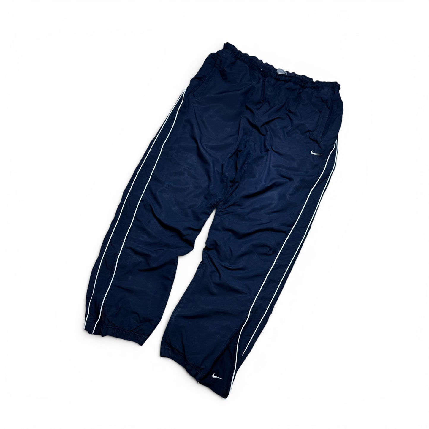 SUPER RARE 2000s Nike Trackpants Navy - (L)