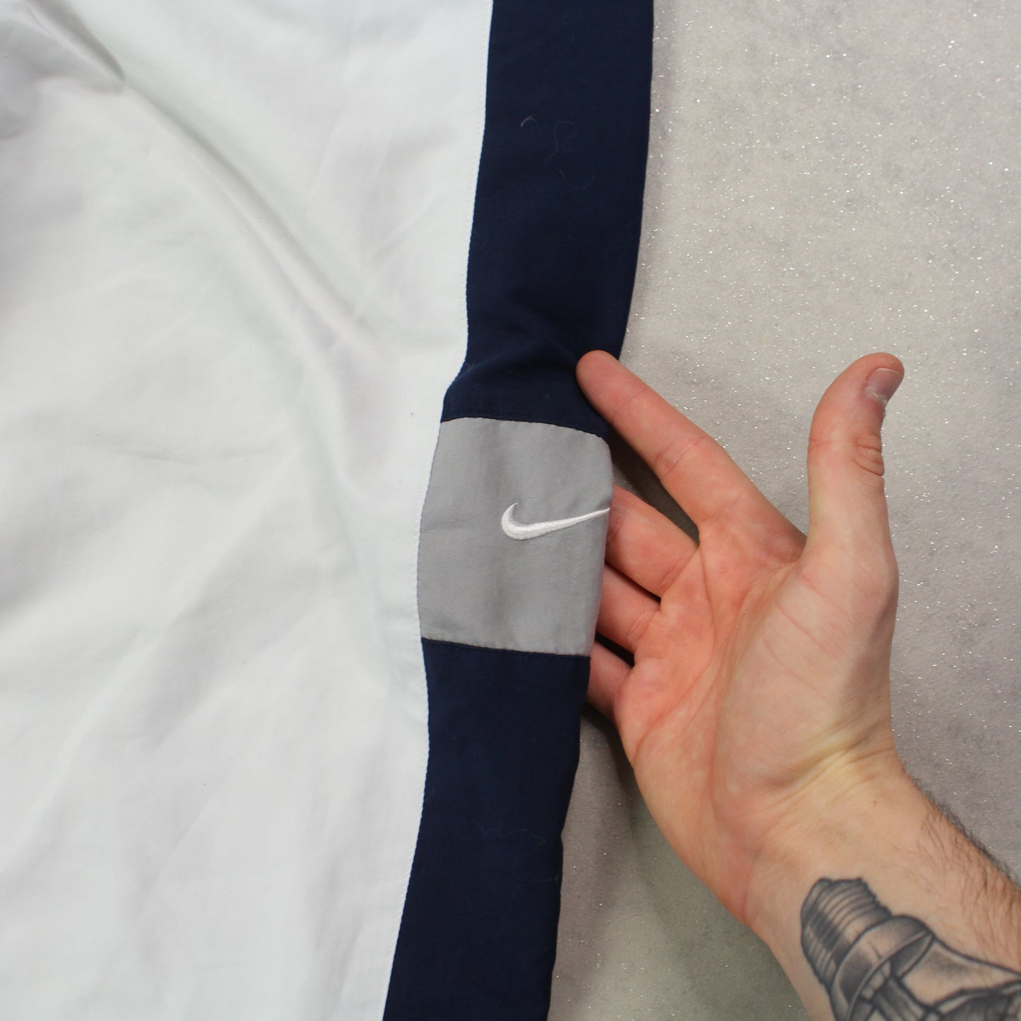 SUPER RARE 00s Nike Trackpants White - (XL)