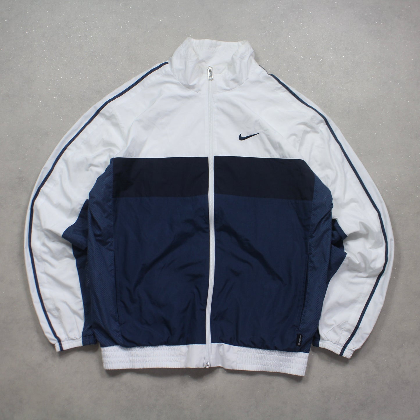 RARE 2000s Nike Track Jacket White - (M)