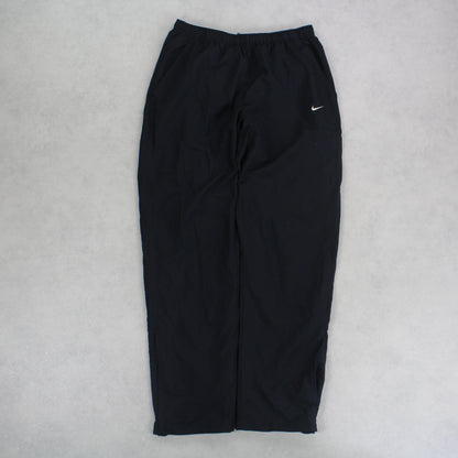 RARE Vintage 00s Nike Trackpants Black - (M)