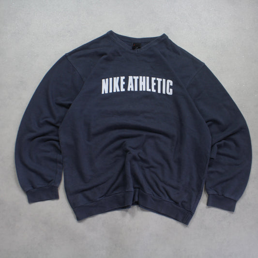RARE 1990s Nike Sweatshirt Navy - (L)