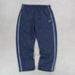 RARE 00s Baggy Nike Trackpants Blue - (L)