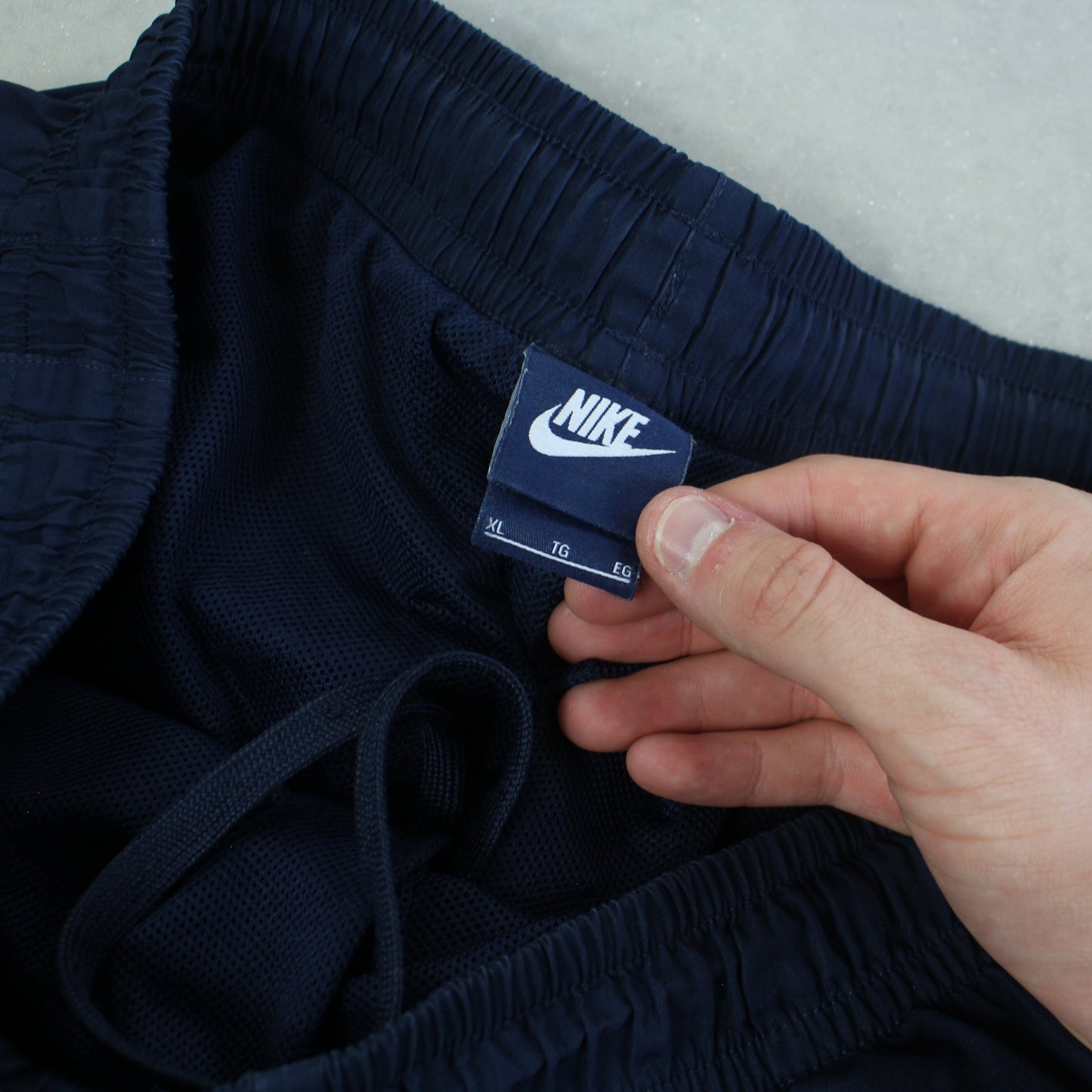 2000s Nike Trackpants Navy - (L)