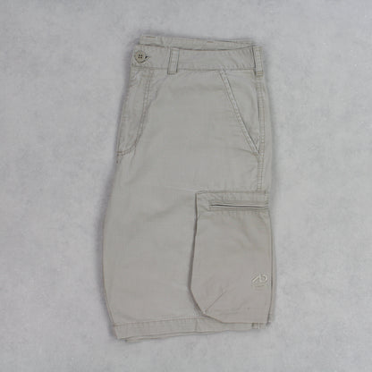 RARE Vintage 00s Nike Cargo Shorts Beige - (L)