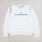 SUPER RARE Vintage 00s Nike Shox Spell Out Sweatshirt White - (S)