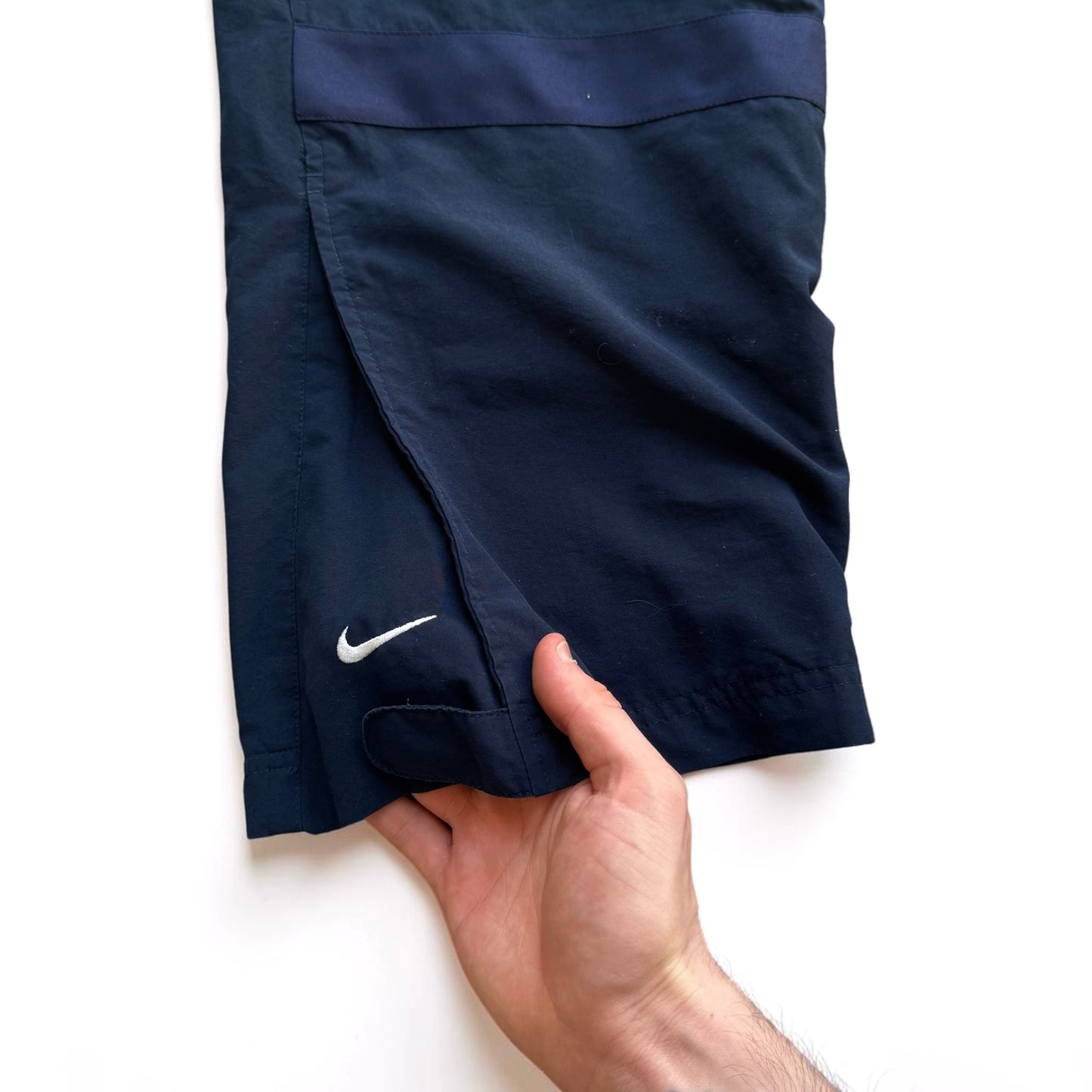 RARE 2000s Nike Trackpants Navy - (L)