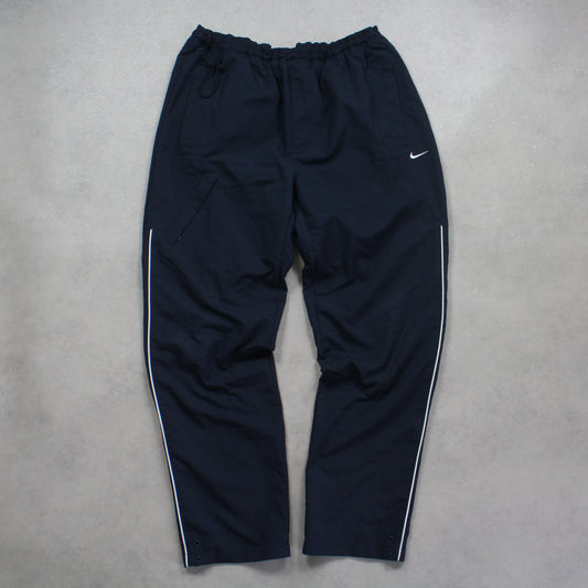RARE 2000s Nike Trackpants Navy - (M)