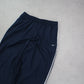 RARE 00s Nike Baggy Trackpants Navy - (M)