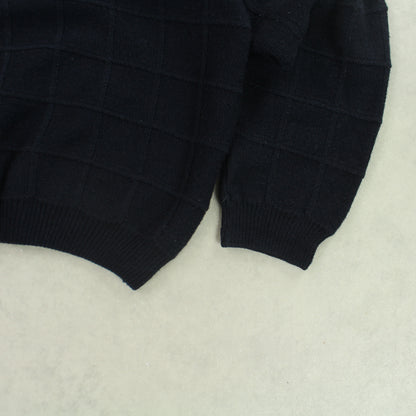 SELTENER Lacoste-Pullover aus den 1990ern, Marineblau – (L)