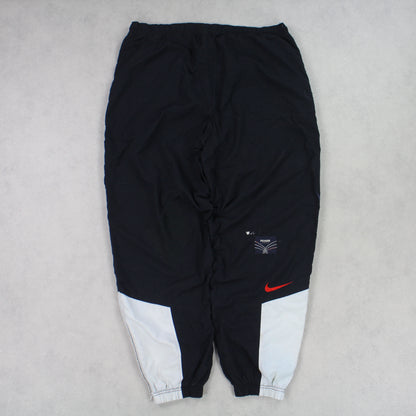 RARE 1990s Nike Zoom Trackpants Black - (XL)