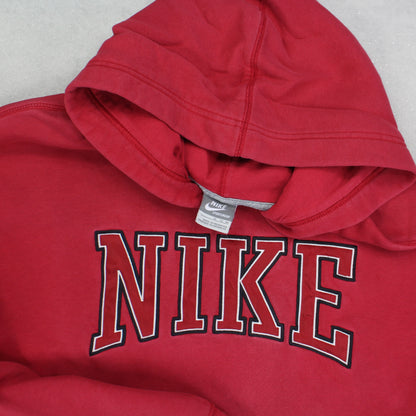 RARE 00s Nike Hoodie Red - (XL)