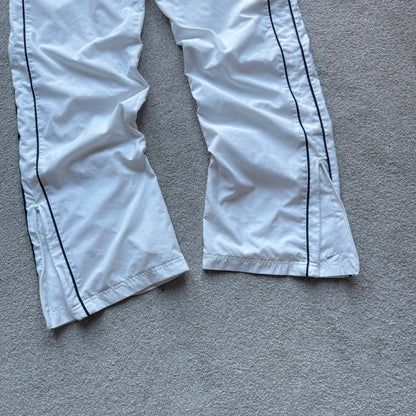 RARE 2000s Nike Trackpants White - (M)