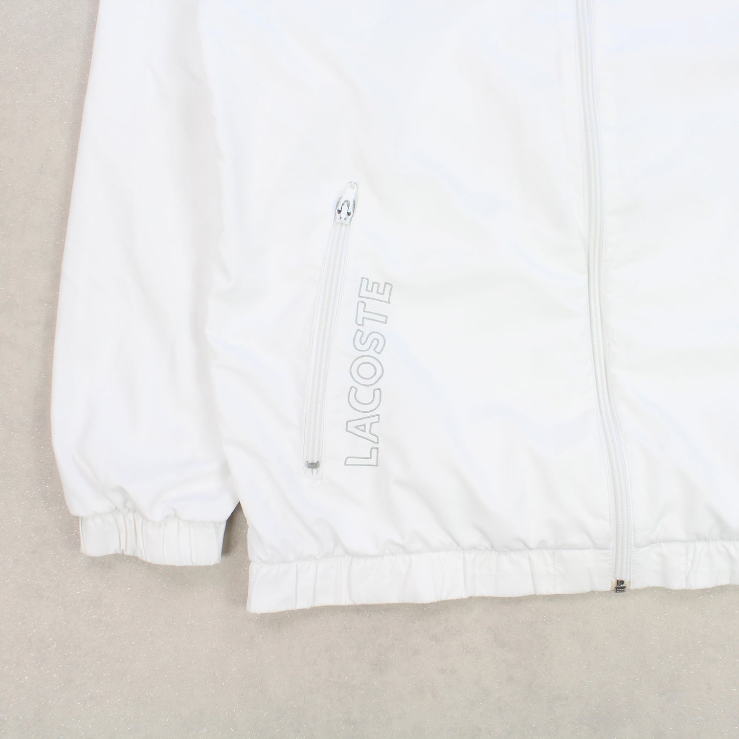 RARE Vintage 00s Lacoste Track Jacket White - (S)