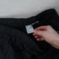 RARE 00s Nike Baggy Trackpants Black - (XL)