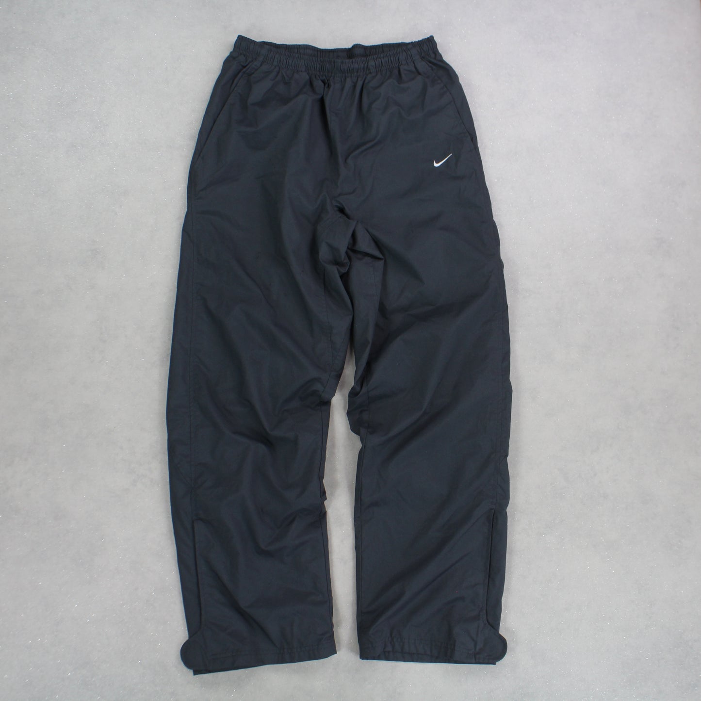 RARE 00s Baggy Nike Trackpants Grey - (L)