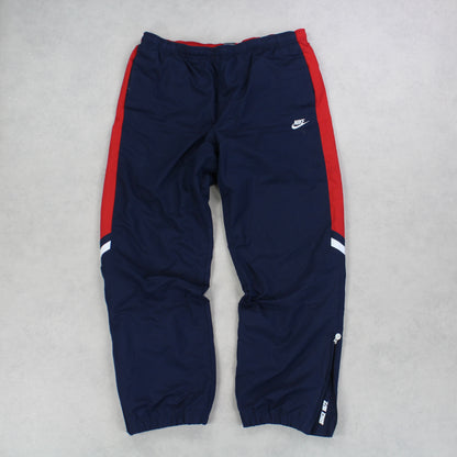 RARE 2000s Baggy Nike Trackpants Navy - (XL)