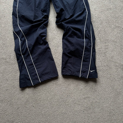 SUPER RARE 2000s Nike Trackpants Navy *PREMIUM* - (L)
