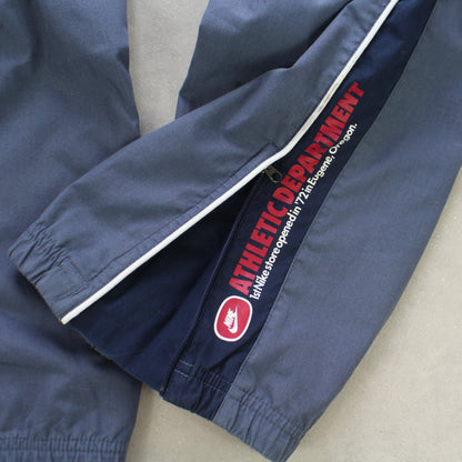 RARE 2000s Nike Trackpants Blue - (L)