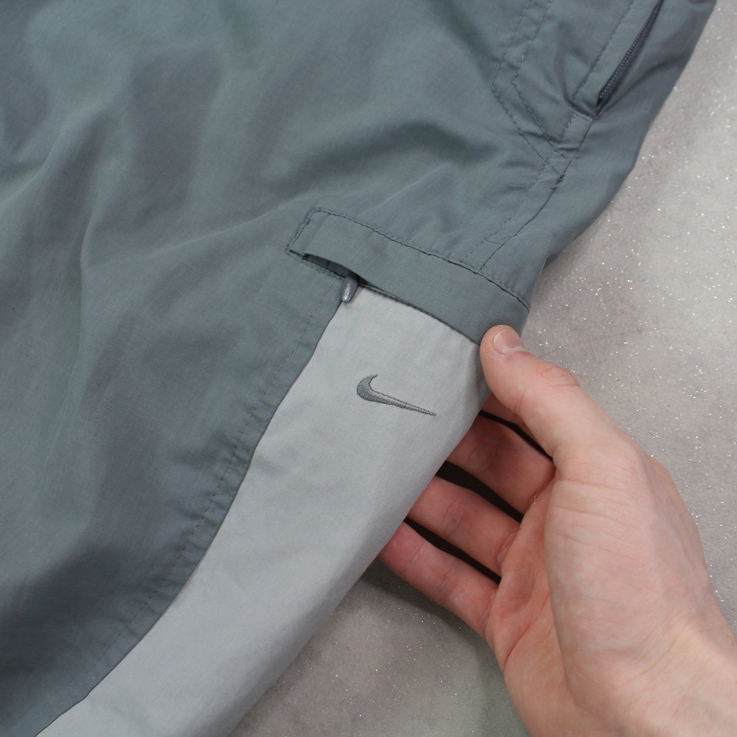 RARE 00s Nike Trackpants Grey - (XL)