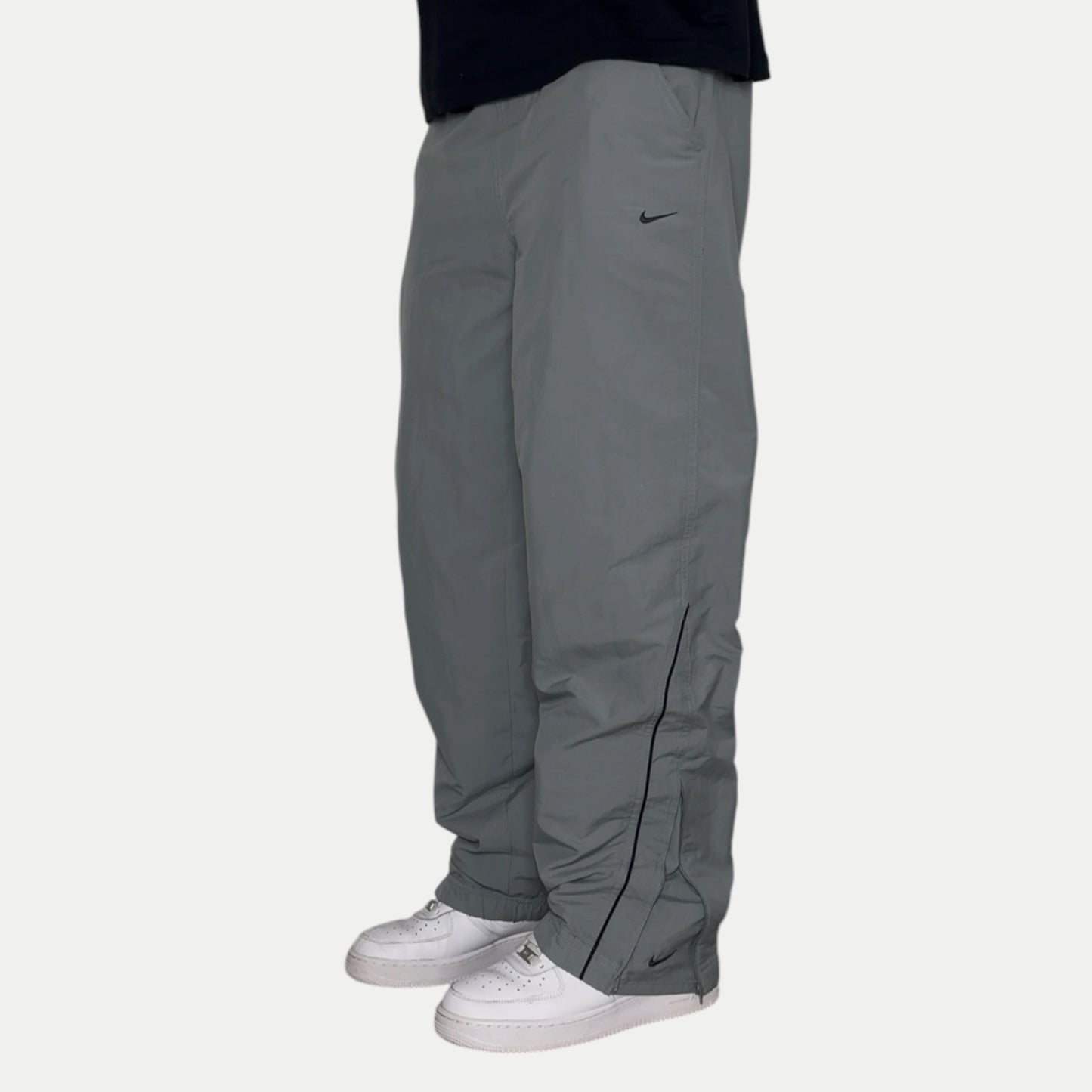 RARE 2000s Nike Trackpants Grey *PREMIUM* - (L)